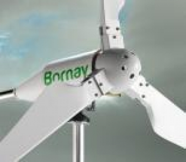 Bornay Wind 25,3+ mit Interface, Wechselrichter und Mast